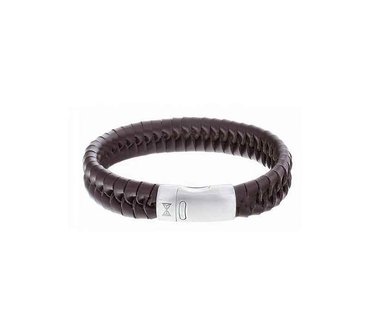 Armband - Staal/Leder | Aze