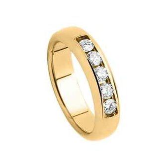 Trouwring - Briljant 18kt | Memoire