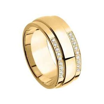 Trouwring - Briljant 18kt | Memoire