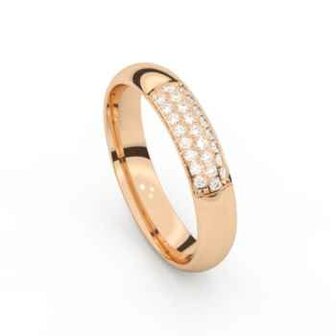 Trouwring - Briljant 18kt | Memoire