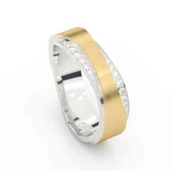 Trouwring - Briljant 18kt | Memoire