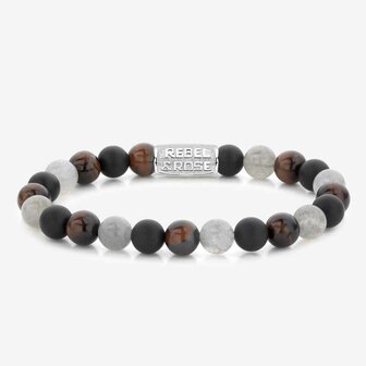 Armband - Staal/Beads | Rebel &amp; Rose