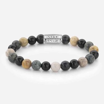 Armband - Staal/Beads | Rebel &amp; Rose