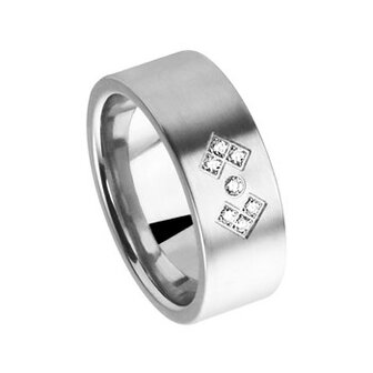 Ring - Briljant Staal | Amici