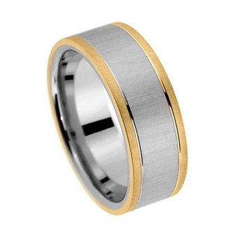 Trouwring - Staal - 18kt | Amici