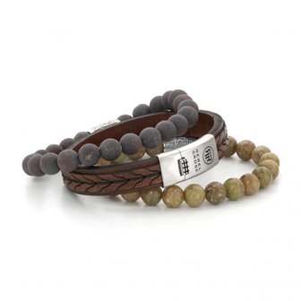 Armband - Staal/Beads | Rebel &amp; Rose