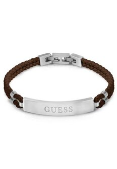 Armband - Staal/Leder | Guess