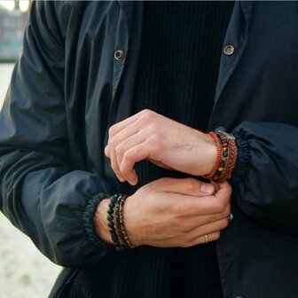 Armband - Staal/Beads | Rebel &amp; Rose