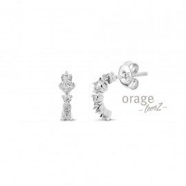 Oorbellen - Zilver | Orage Teenz