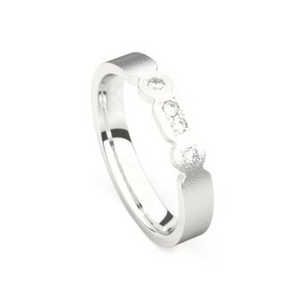 Trouwring - Briljant 18kt | Memoire