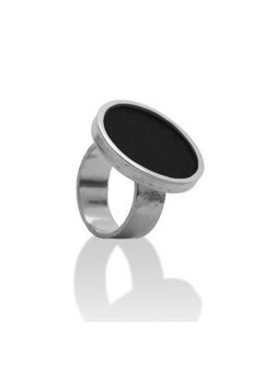 Ring - Zilver/Leder | Onno