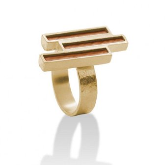 Ring - Zilver/Leder | Onno