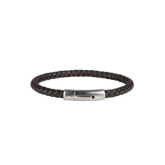 Armband - Staal/Leder | Aze