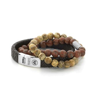 Armband - Staal/Beads | Rebel &amp; Rose