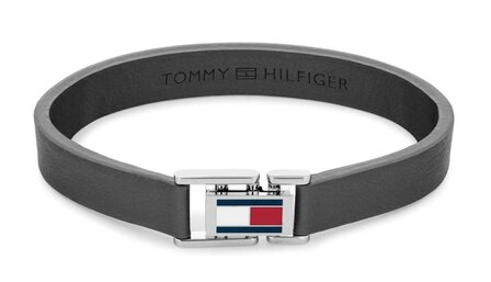 Armband - Staal/Leder | Tommy Hilfiger