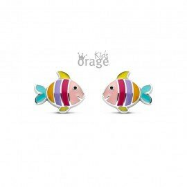 Oorbellen - Zilver | Orage Kids