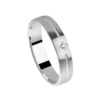 Trouwring - Briljant 18kt | Amici