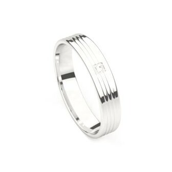 Trouwring - Briljant 18kt | Amici