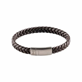 Armband - Staal/Leder | Aze