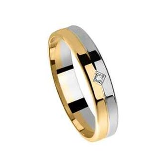 Trouwring - Briljant 18kt | Amici