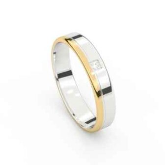 Trouwring - Briljant 18kt | Amici