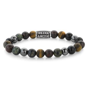 Armband - Staal/Beads | Rebel &amp; Rose