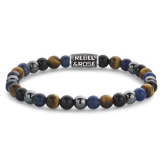 Armband - Staal/Beads | Rebel &amp; Rose