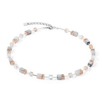 Collier - Staal/GeoCUBE&reg; | Coeur de Lion