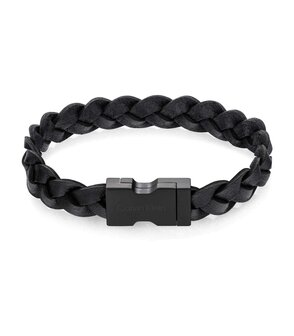 Armband - Staal/Leder | Calvin Klein