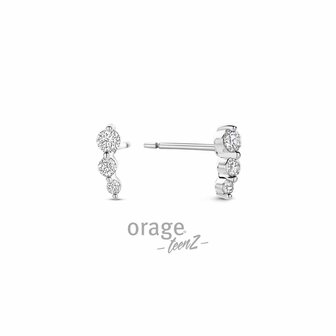 Oorbellen - Zilver | Orage Teenz