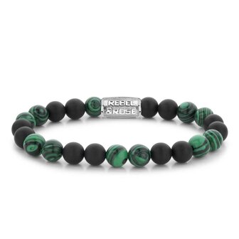 Armband - Staal/Leder | Rebel &amp; Rose