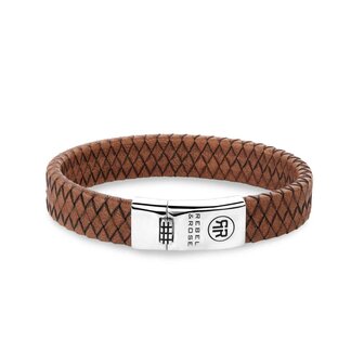 Armband - Zilver/Leder | Rebel &amp; Rose