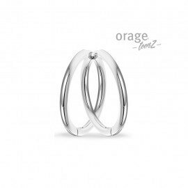 Oorbellen - Staal | Orage Teenz