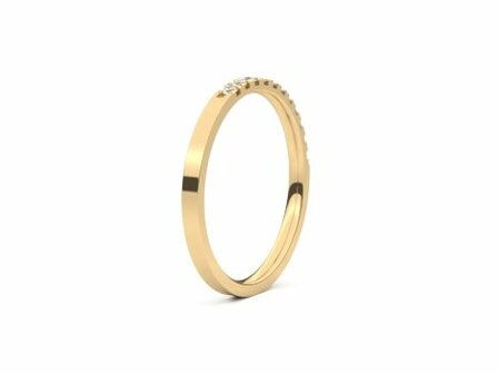 Trouwring - Briljant 18kt | Memoire
