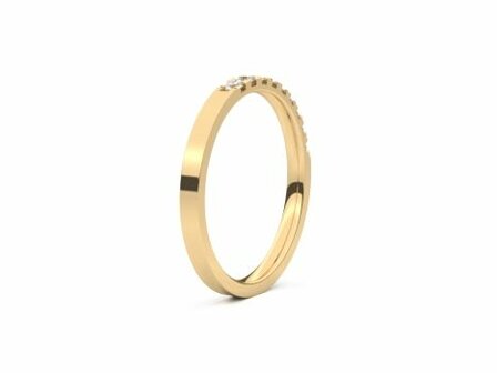 Trouwring - Briljant 18kt | Memoire