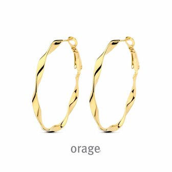 Oorbellen - Plaqu&eacute; | Orage
