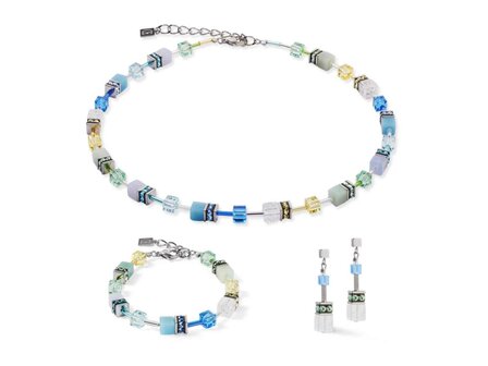 Collier - Staal/GeoCUBE&reg; | Coeur de Lion