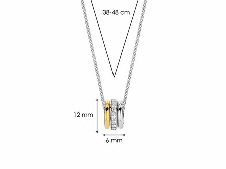 Collier - Zilver | Ti Sento