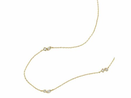 Collier - Staal | Fossil