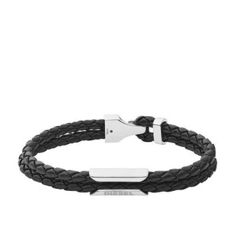 Armband - Staal/Leder | Diesel