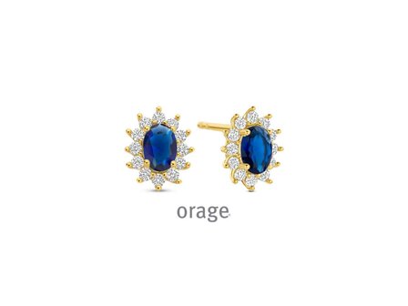Oorbellen - Plaqu&eacute; | Orage