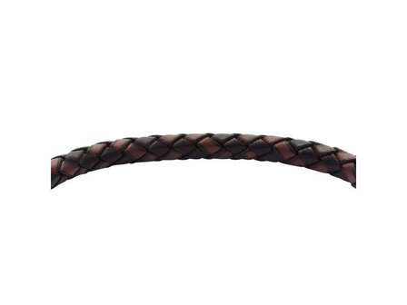 Armband - Staal/Leder | Fossil