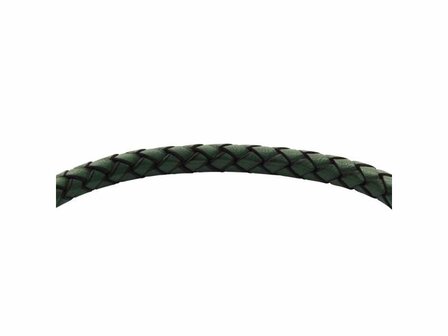 Armband - Staal/Leder | Fossil