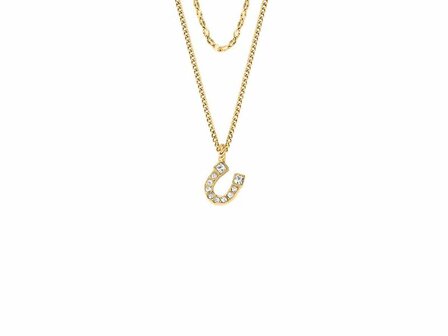 Collier - Staal | Fossil