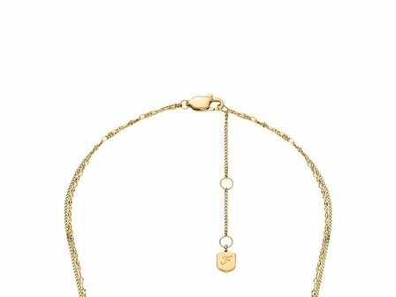 Collier - Staal | Fossil