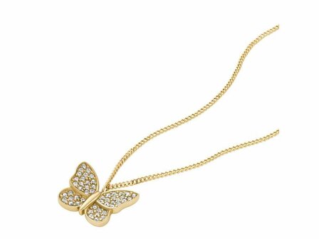 Collier - Staal | Fossil
