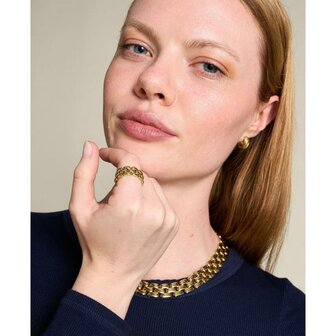 Collier - Staal | Fossil