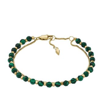 Armband - Staal/Beads | Fossil