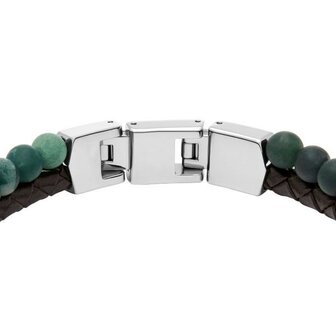 Armband - Staal/Beads | Fossil