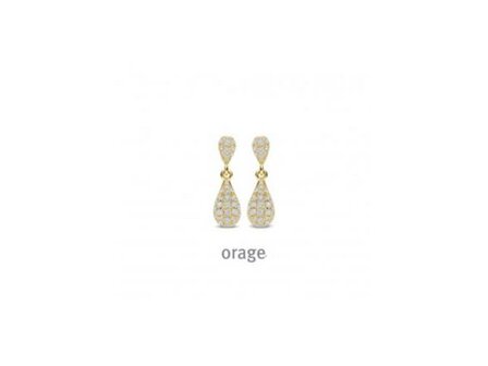 Oorbellen - Plaqu&eacute; | Orage
